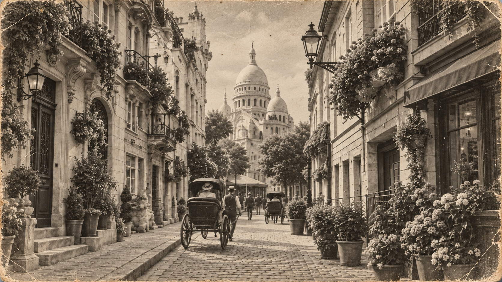 Old streets and travels — Black & white